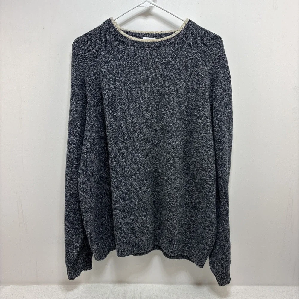 VTG Columbia Men's Cotton Crewneck Sweater Size XXL Fisherman Cozy Marled Knit